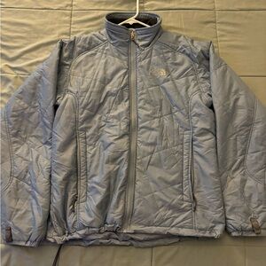 Blue north father puff jacket